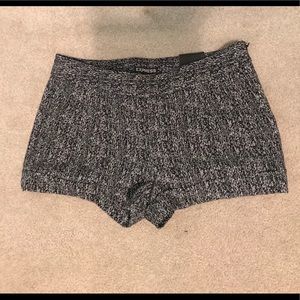Brand new black and white shorts from Express